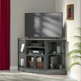 thumbnail image 1 of Uforic Corner TV Stand, LED-Lit Entertainment Center for TVs up to 55 Inches for Living Room, 1 of 8