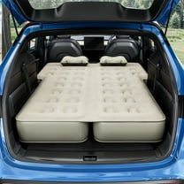 Uforic Inflatable Car Air Mattress with Pump, Portable SUV Air Bed with Pillows for Camping, Home, Travel, Gray