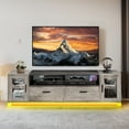 thumbnail image 1 of Uforic Large TV Stand w/Power Outlets for 70 inch TV, LED Entertainment Center, Gray, 1 of 6