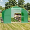 thumbnail image 1 of Uforic Metal Greenhouse 30x10x7 ft, Walk-In Heavy Duty Steel Green House for Gardening, 1 of 9