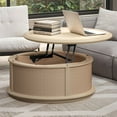 thumbnail image 1 of Uforic Round Rattan Drum Coffee Table with Lifting Top, 1 of 9
