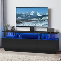 Uforic TV Stand for TVs up to 65", Modern LED TV Stand w/Power Outlets, Entertainment Center with Storage