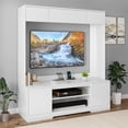 thumbnail image 1 of Uforic Wall Unit TV Stand with Storage for TVs up to 65", Large Modern Entertainment Center, White, 1 of 9