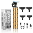 Birthday Men's Cordless Hair Clipper & Beard Trimmer | Gold T-Blade ...