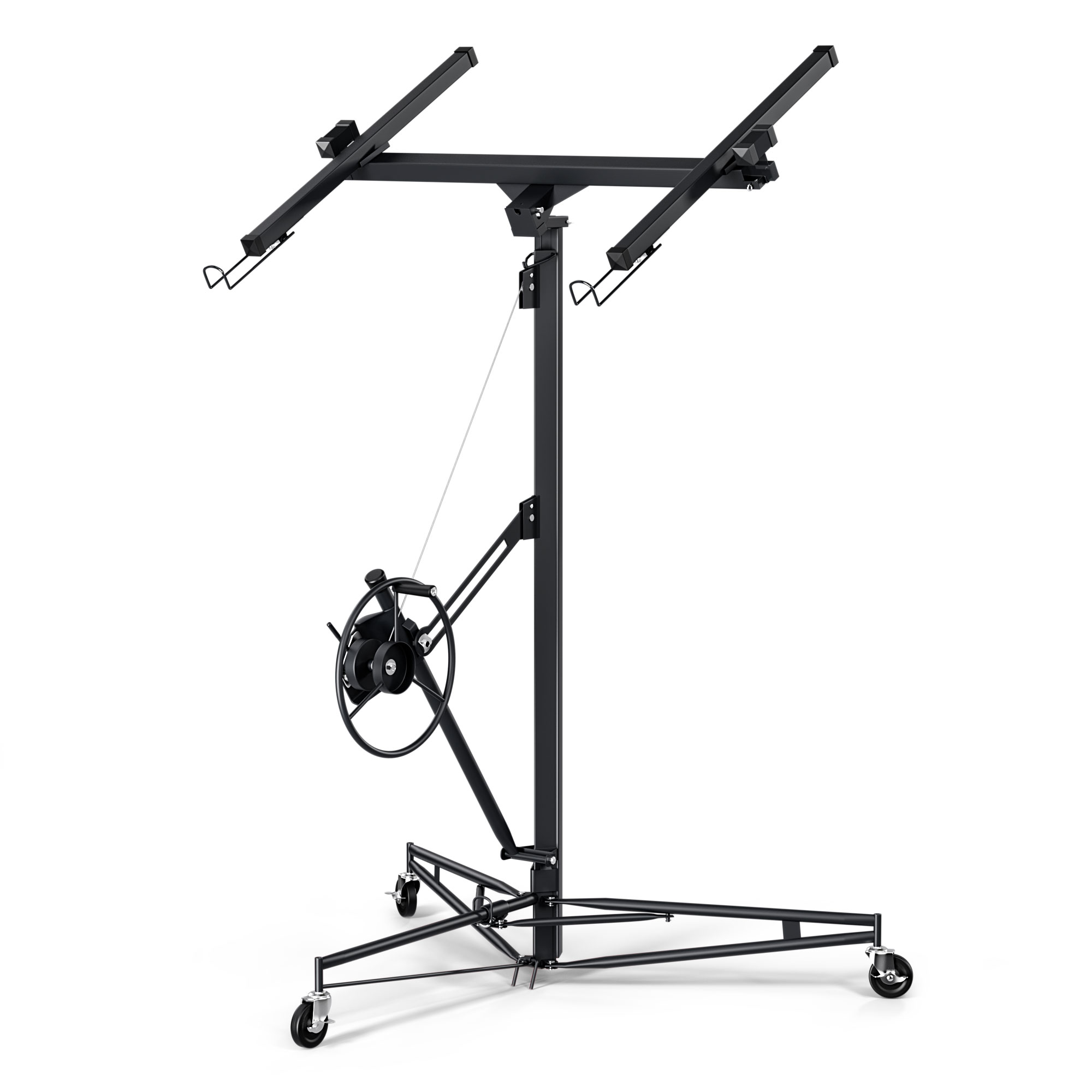 Troy DPH11 11' Drywall Rolling Lifter Panel Hoist Jack Lockable Tool