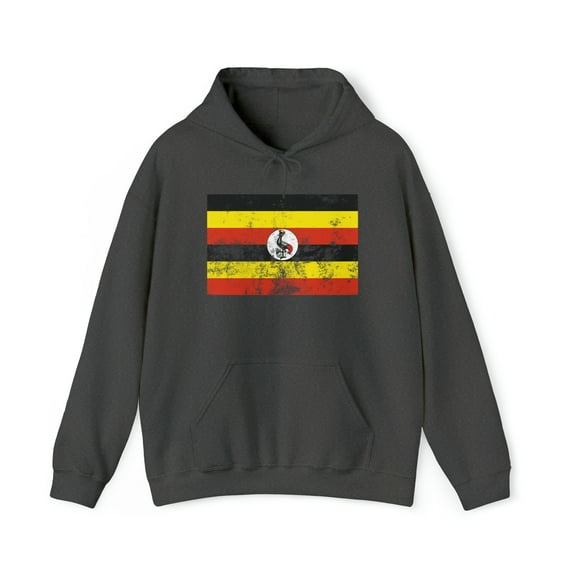 Uganda Ugandan Pride Flag Hoodie, Gifts, Hooded Sweatshirt