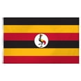 thumbnail image 1 of Uganda flag 3ft x 5ft Super Knit Polyester, 1 of 1