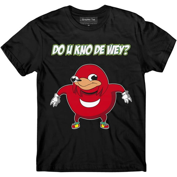 Ugandan Knuckles t-Shirt, Meme t-Shirt, Funny Shirt, Do You Know The Way t-Shirt