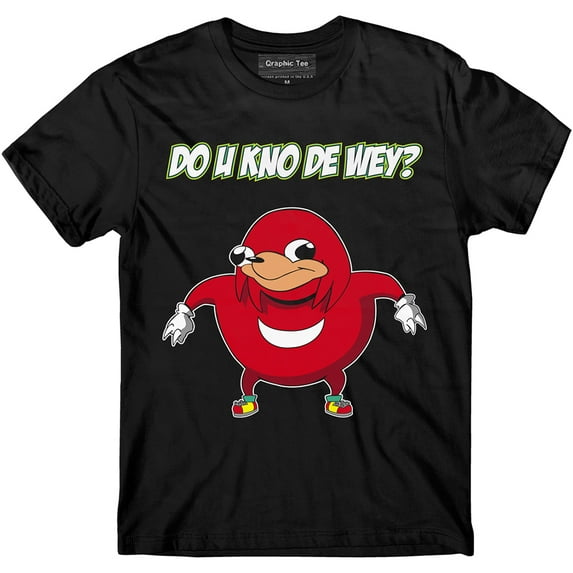 Ugandan Knuckles t-Shirt, Meme t-Shirt, Funny Shirt, Do You Know The Way t-Shirt