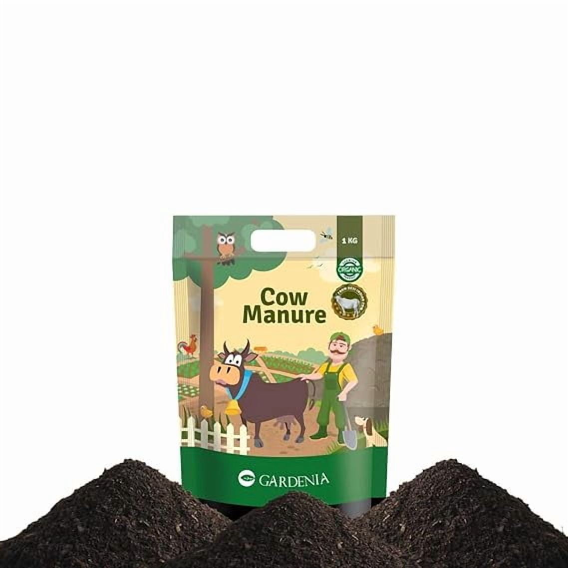 Ugaoo Cow Dung Manure Fertilizers for Plants & Home Gardening - 1 kg