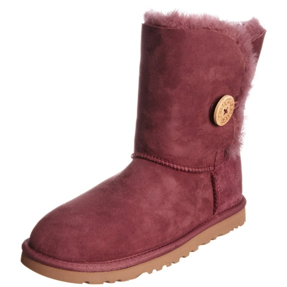 Ugg Australia Classic Bailey Button Gray Grey 5803 Sheepskin Women Genuine Boot