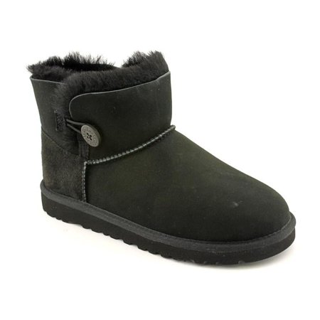 Ugg Australia Mini Bailey Button Youth US 13 Black Winter Boot UK 12