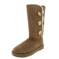thumbnail image 1 of Ugg Australia Womens Bailey Button Triplet II Casual Boots Tan 10 Medium (B,M), 1 of 2