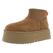 UGG Classic Mini Dipper Boot Suede Womens Shoes Size 9, Color Chestnut