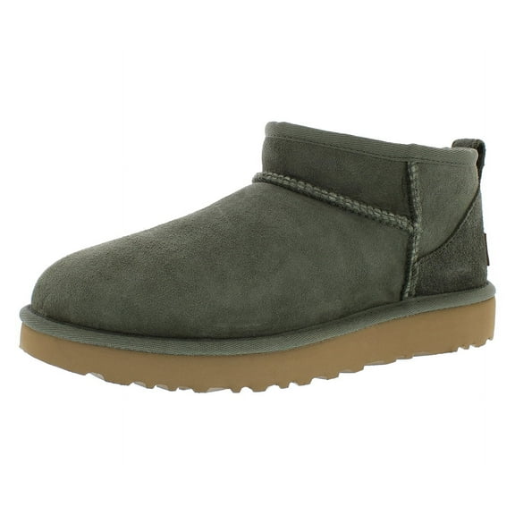 Ugg Classic Ultra Mini Women's Suede Wool Lined Ankle Boots