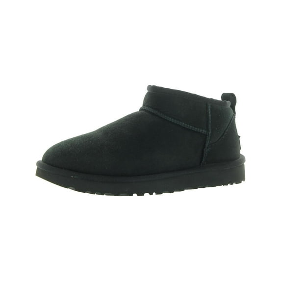 Ugg Classic Ultra Mini Women's Suede Wool Lined Ankle Boots