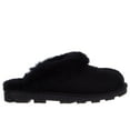 thumbnail image 1 of Ugg Coquette Women's Leather Fur Trim Slide Mule Slippers, 1 of 6