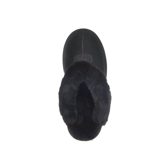 Ugg Coquette Women's Leather Fur Trim Slide Mule Slippers