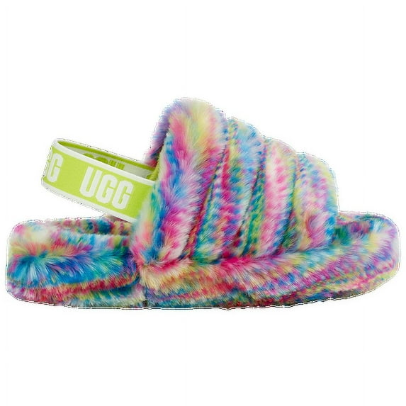 Ugg Fluff Yeah Girl's Kid's Sheepskin Slide Slipper Sandals
