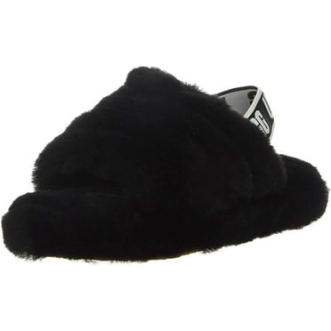 Ugg Fluff Yeah Girl's Kid's Sheepskin Slide Slipper Sandals