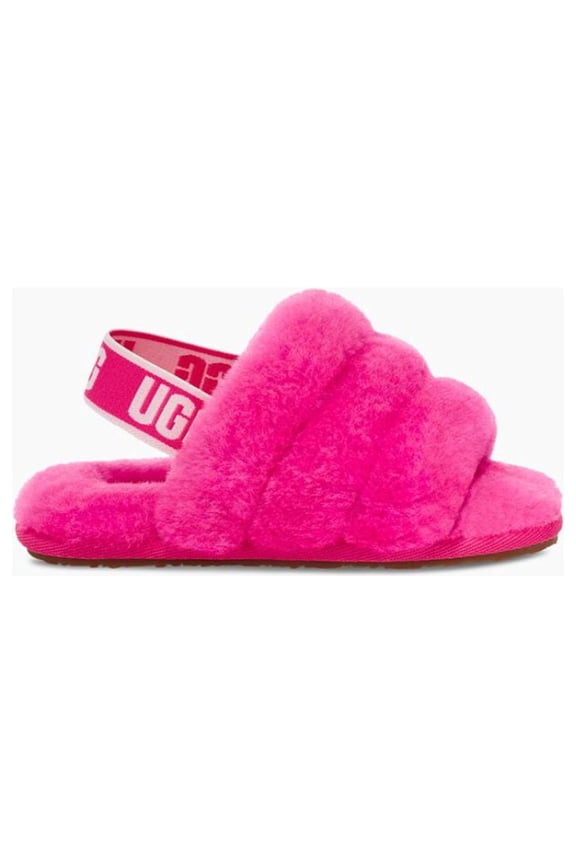 Fluff Yeah Girl's Kid's Sheepskin Slide Slipper Sandals