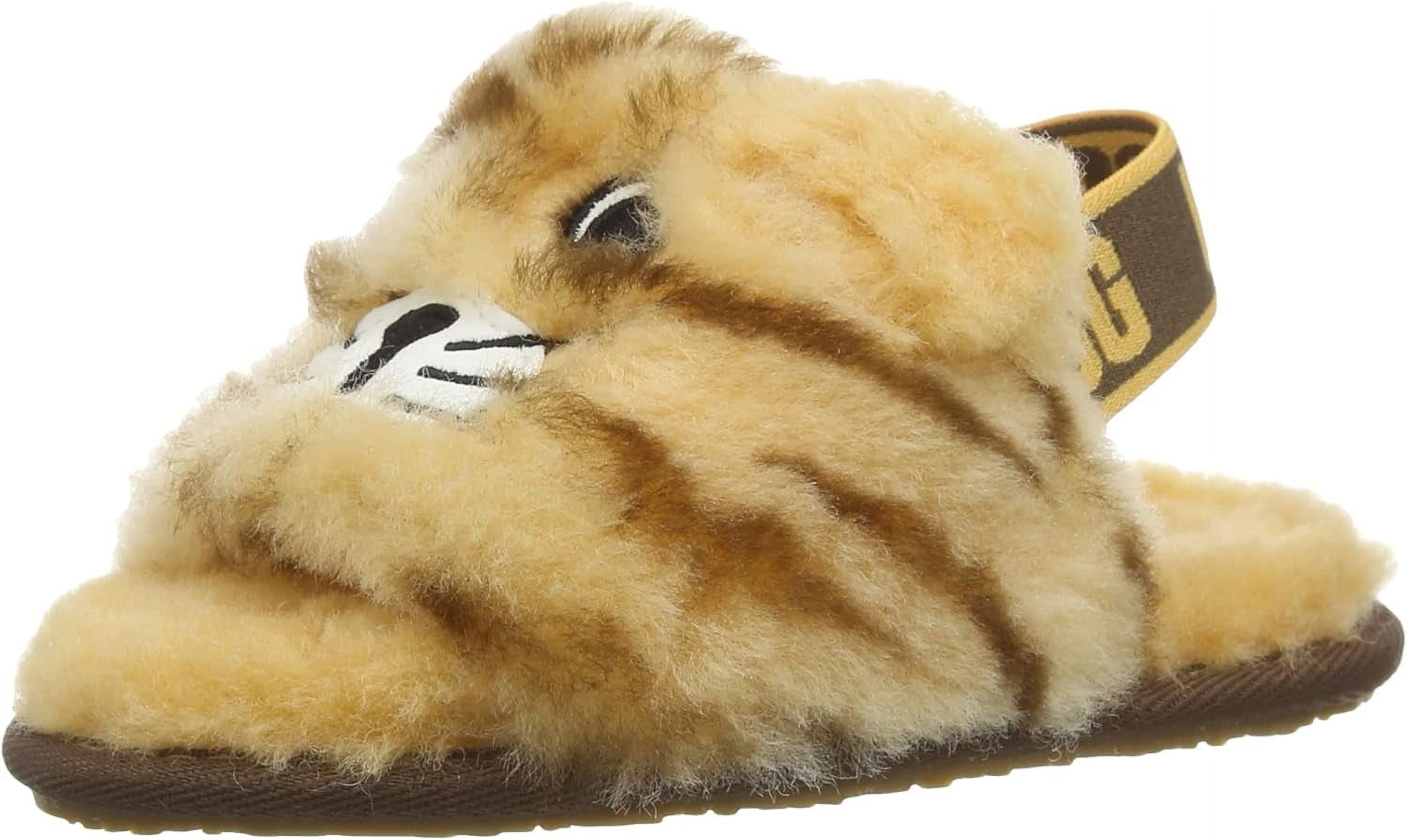 Tiger Ugg Fluff Yeah Kids Ugg Fluff Yeah Sheepskin Slide Sandals