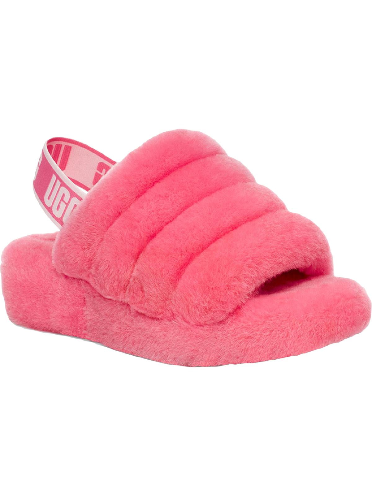 Ugg Fluff Yeah Women's Grooved Shearling Slingback Slippers