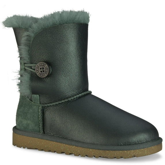 Ugg Girl's Bailey Button T Chestnut Mid-Calf Wool Snow Boot - 9M