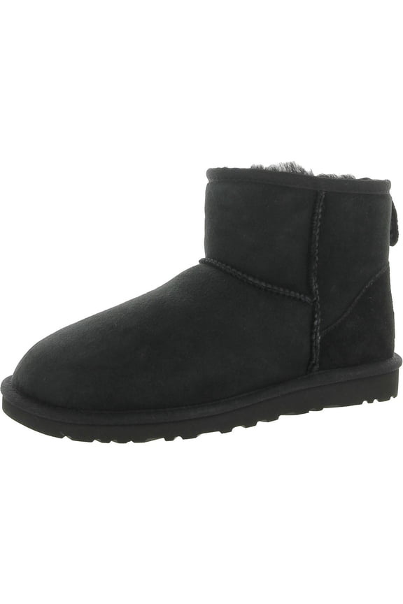 Mens Classic Mini Suede Slip On Ankle Boots