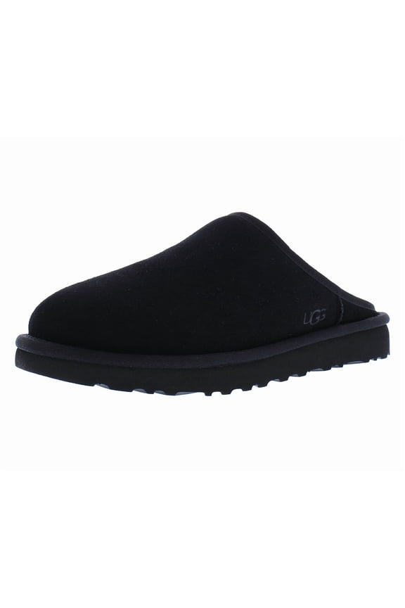 Classic Slip-on Mens Shoes Size 11, Color: Black