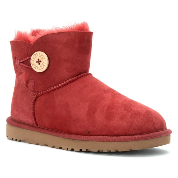 Ugg Mini Bailey Button Boots Redwood