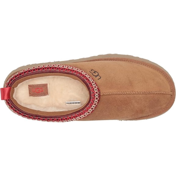 Ugg Tazz Women's Sheepskin Embroidered Slip On Platform Slipper