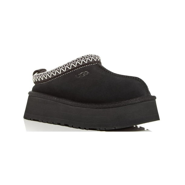 Ugg Tazz Women's Sheepskin Embroidered Slip On Platform Slipper