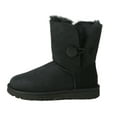 thumbnail image 1 of Ugg Women's Bailey Button II Black High-Top Sheepskin Boot - 5M, 1 of 3
