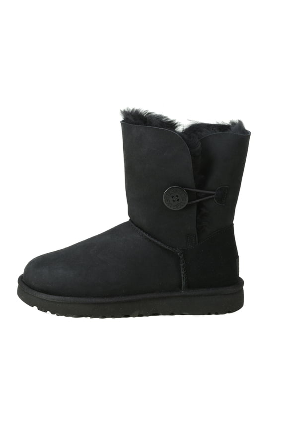 Women's Bailey Button II Black High-Top Sheepskin Boot - 5M