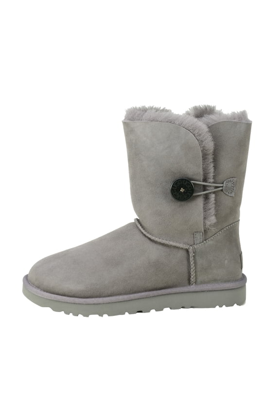 Women's Bailey Button II Grey High-Top Sheepskin Boot - 7M
