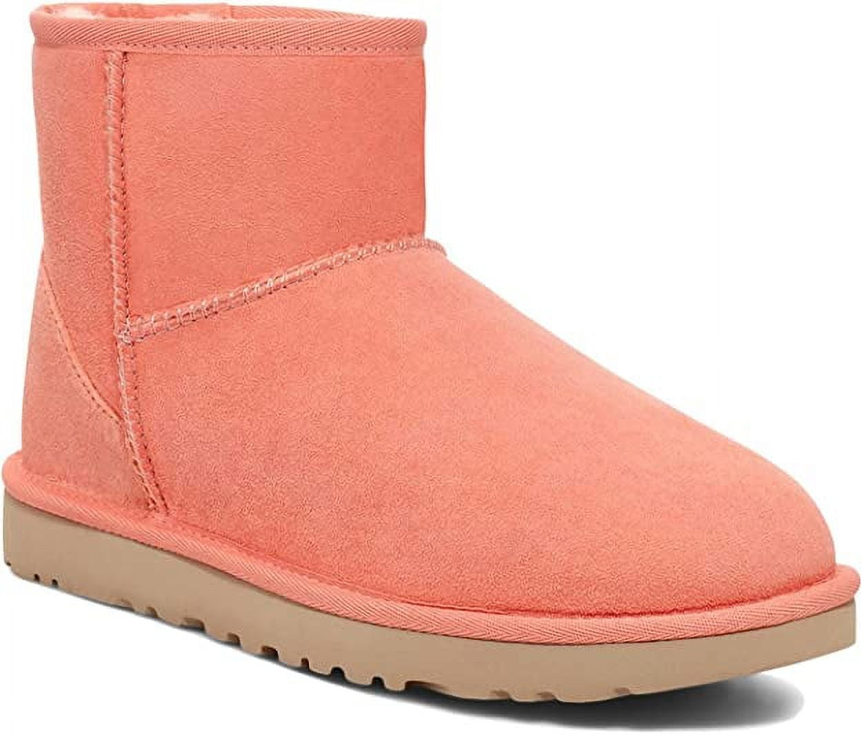 ugg womens classic mini ii metallic boots goat