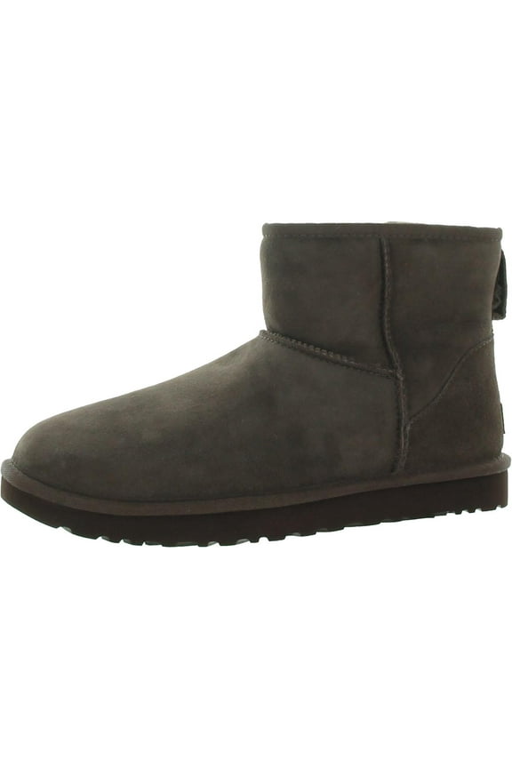 Women's Classic Mini II Water Resistant Suede Wool Slip On Low Boot