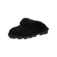 thumbnail image 1 of Ugg Coquette Women's Leather Fur Trim Slide Mule Slippers, 1 of 6