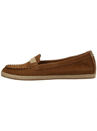 Womens ugg suede loafers clearance