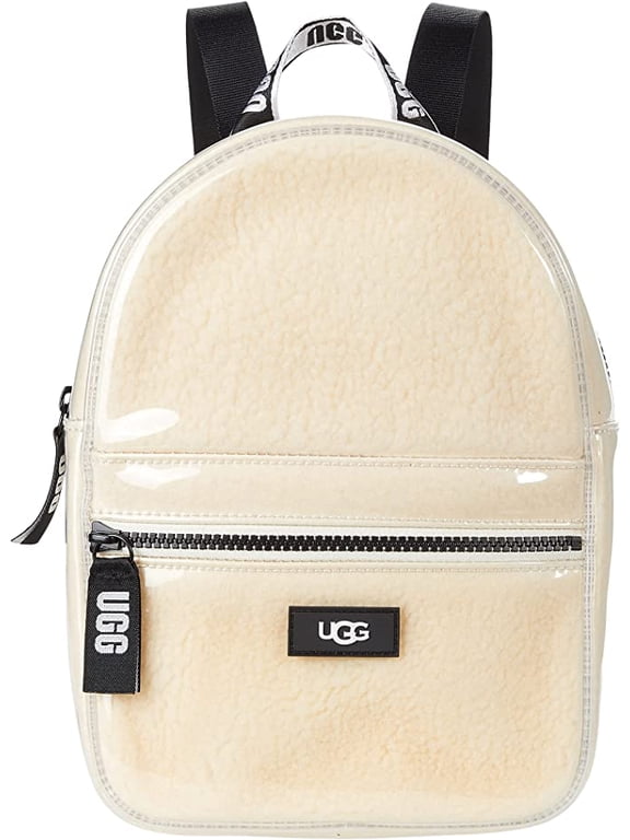 Womens Faux Fur Adjustable Backpack