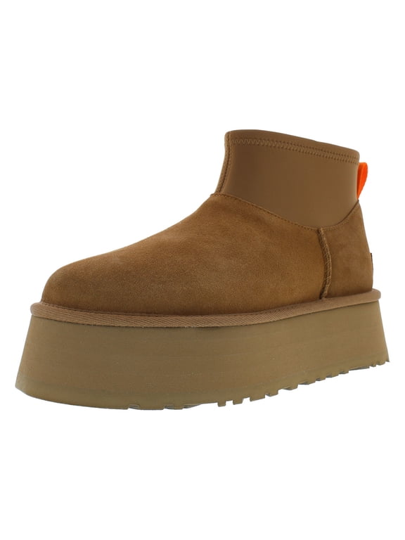 Classic Mini Dipper Boot Womens Shoes Size 8, Color: Brown