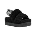 thumbnail image 1 of Ugg Womens Oh Fluffita Sheepskin Flatform Slingbacks, 1 of 3