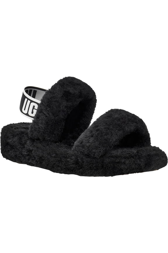 Women's UGG Oh Yeah Slide Black (1107953-BLK) - 10