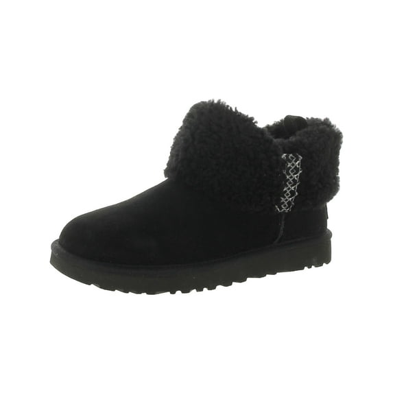Ugg Womens Ultra Mini Suede Winter Shearling Boots