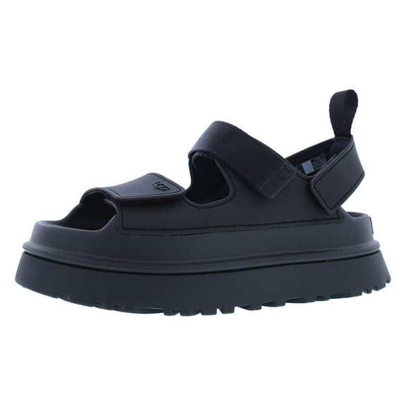 Ugg Womens Venture Daze Leather Slip On Platform Sandals