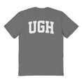 thumbnail image 1 of Ugh Graphic Charcoal Men's Cotton T-Shirt, 1 of 1