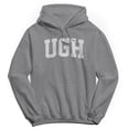 thumbnail image 1 of Ugh Graphic Sport Grey Men's Cotton Pullover Hoodie, 1 of 1