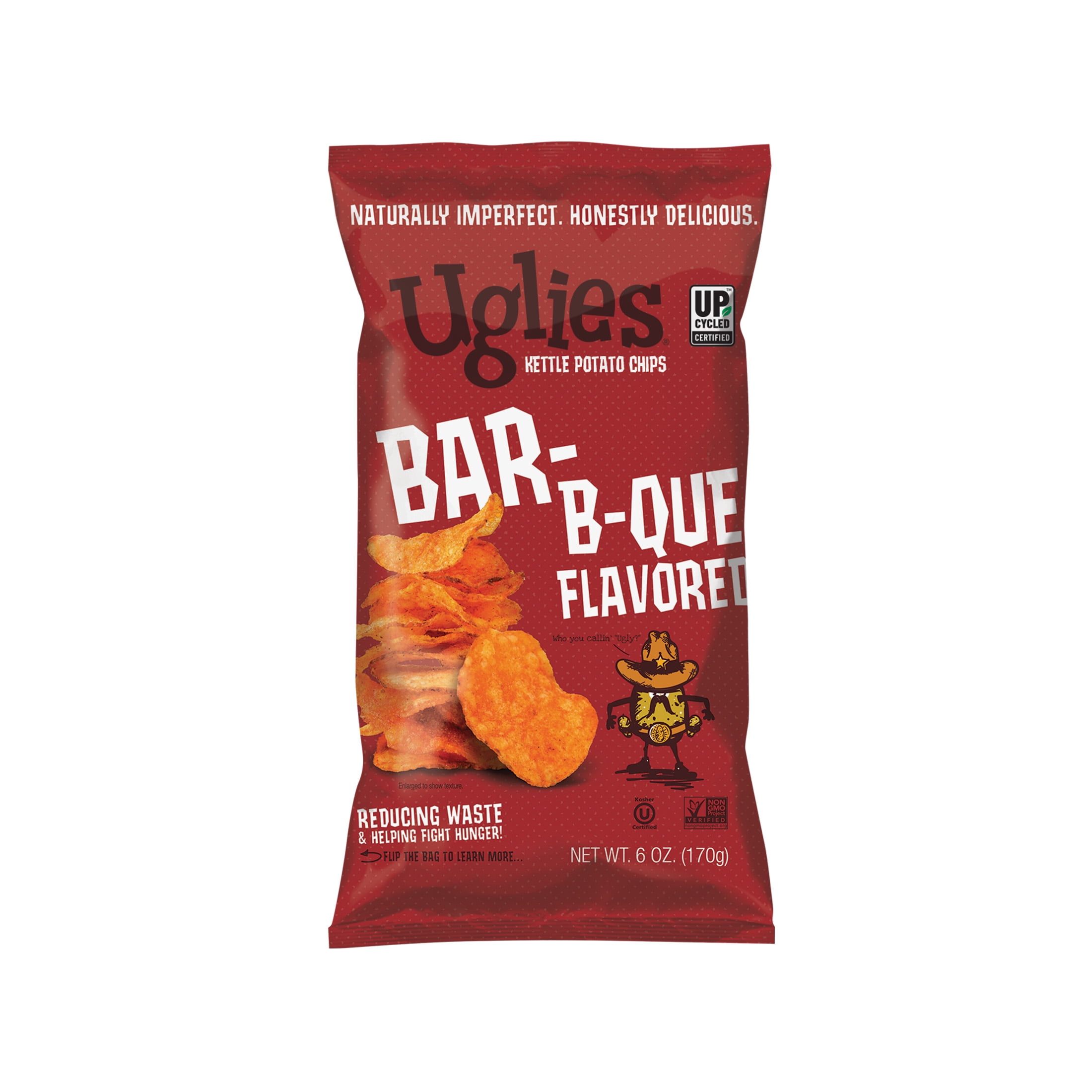 Uglies BBQ Kettle Chips, 6 oz