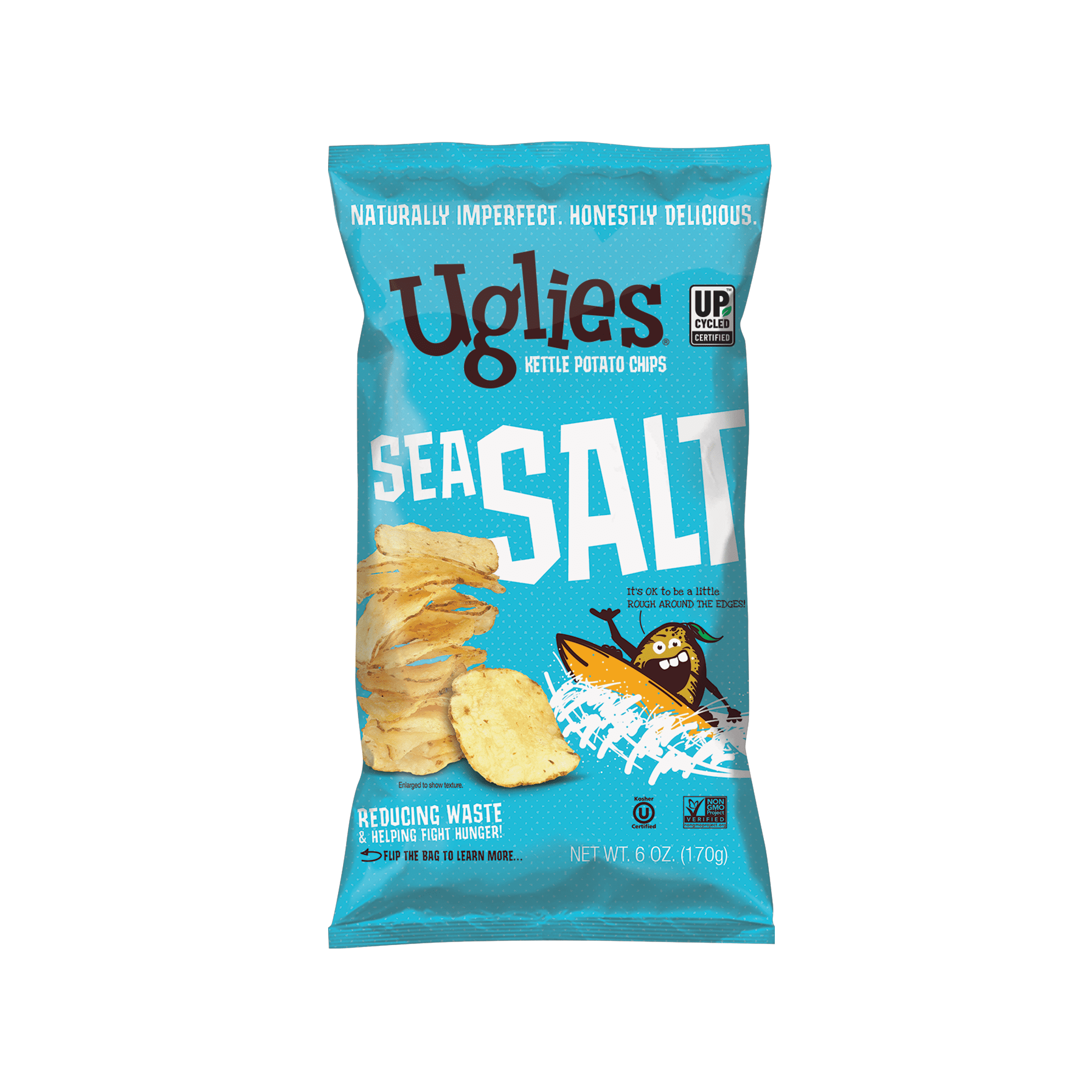 Uglies Original Sea Salt KettleChips, 6 oz